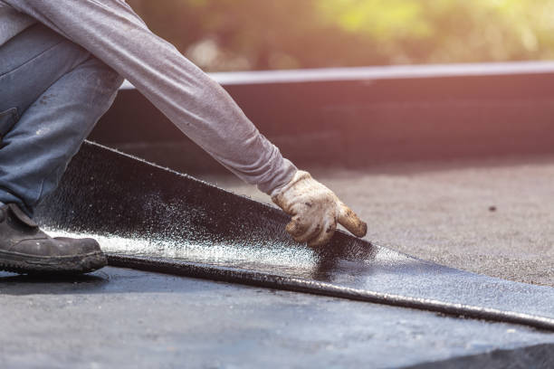 Professional Emergency Waterproofing technician working in Souderton, PA